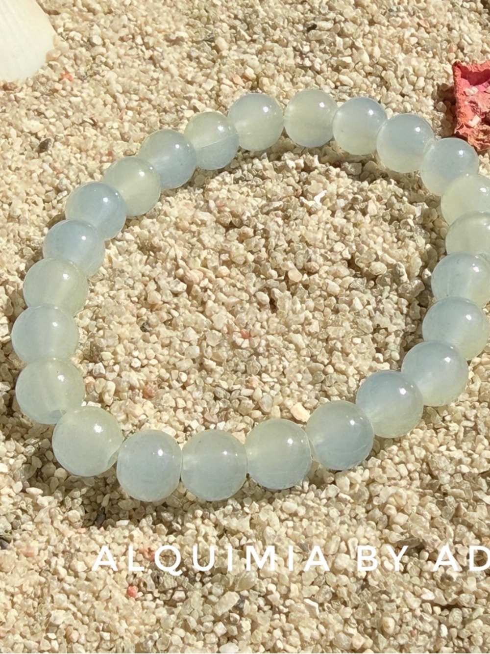 Alquimia Pale Seafoam Jade Beaded Bracelet